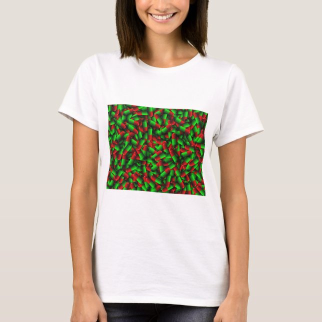rote grüne Medikamente T-Shirt (Vorderseite)