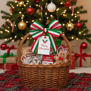 Rote grüne und weiße Streifen Satinband