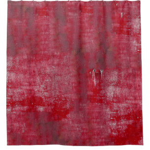 Rote Grunge Textur abstract,alt,art,background, Duschvorhang