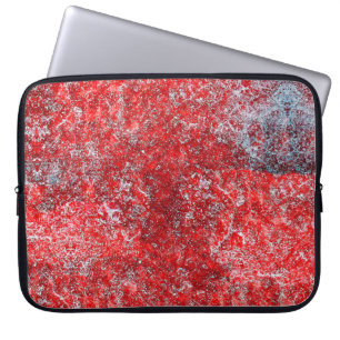 Rote Grunge Textur abstract,alt,art,background, Laptopschutzhülle