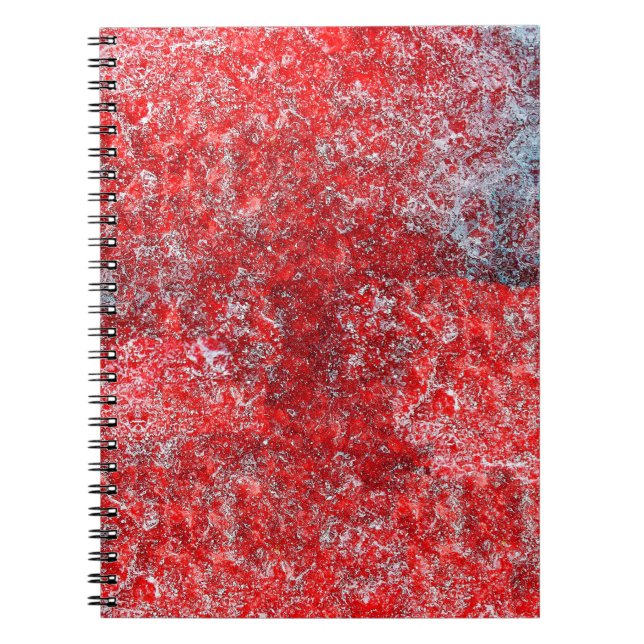 Rote Grunge Textur abstract,alt,art,background, Notizblock (Vorderseite)