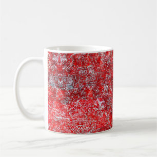 Rote Grunge-Texturabstract,alt,Kunst,Hintergrund, Kaffeetasse