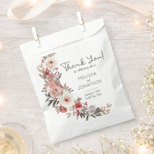 Rote Hauch Rosen Elegante Hochzeit Geschenktütchen
