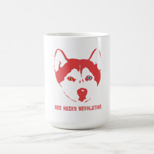 Rote heisere Revolutions-Tasse Kaffeetasse