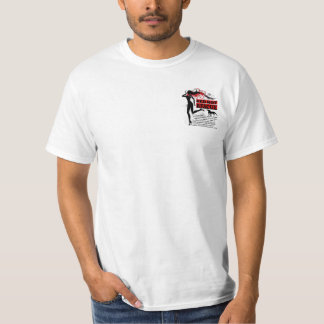 Rote - heißer Rettungs-Shirt-Entwurf - Logo-Front T-Shirt