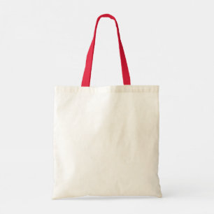 Rote Henkel-Leinen-Tasche Tragetasche