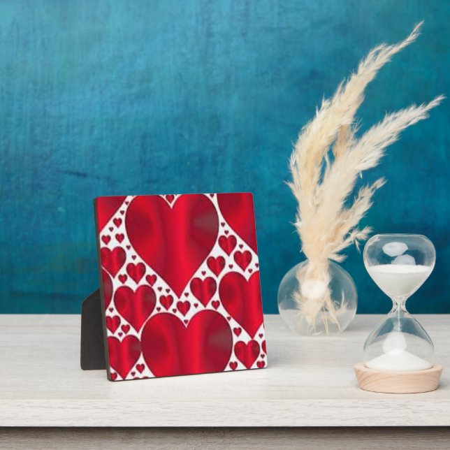 ROTE HERZEN FÜR DEN VALENTINTAG FOTOPLATTE (InSitu)