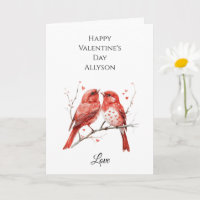 Rote Herzen Love Birds