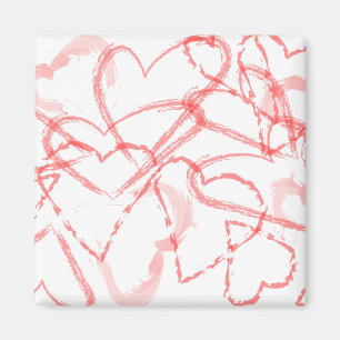 rote Herzen Magnet