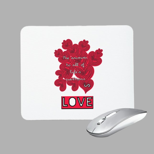 Rote Herzen Mousepad (Von Creator hochgeladen)