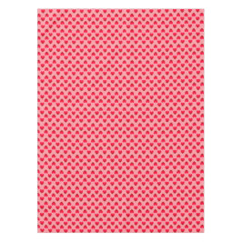 Rote Herzen Tischdecke