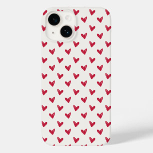 Rote Herzen, Valentinstag iPhone / iPad Fall Case-Mate iPhone 14 Hülle