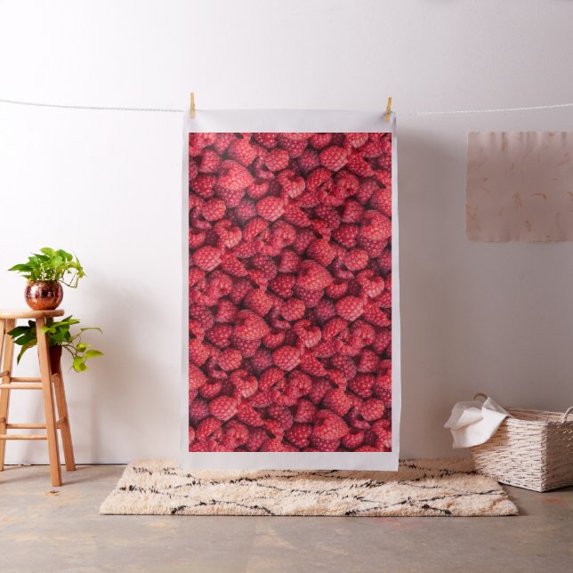 Rote Himbeeren, frisch Stoff (Beispiel)
