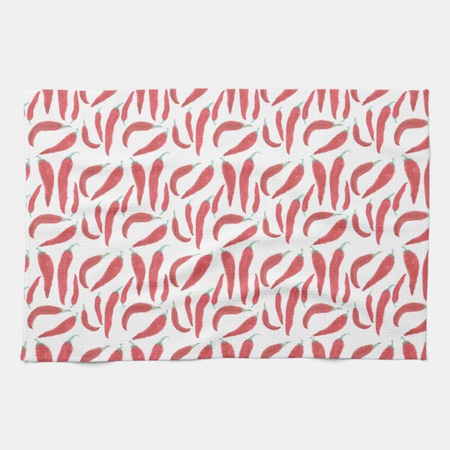 Rote Hitzefrost Handtuch (Horizontal)