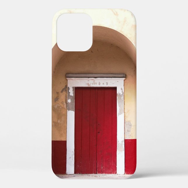ROTE HOLZTÜR Case-Mate iPhone HÜLLE (Rückseite)