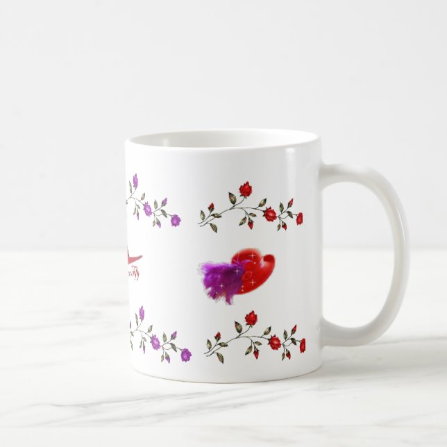rote Hutschale Kaffeetasse (Rechts)