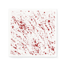 Rote Imitate Blutspatter Halloween Blutflecken