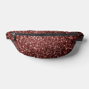 Rote Imitate Glitzer Glitzern Bauchtasche