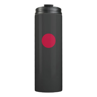 Rote Japan-Sonne Herren Thermosbecher