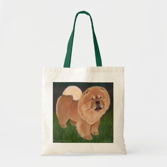 Rote junge Chow-Chow Tasche (Vorne)