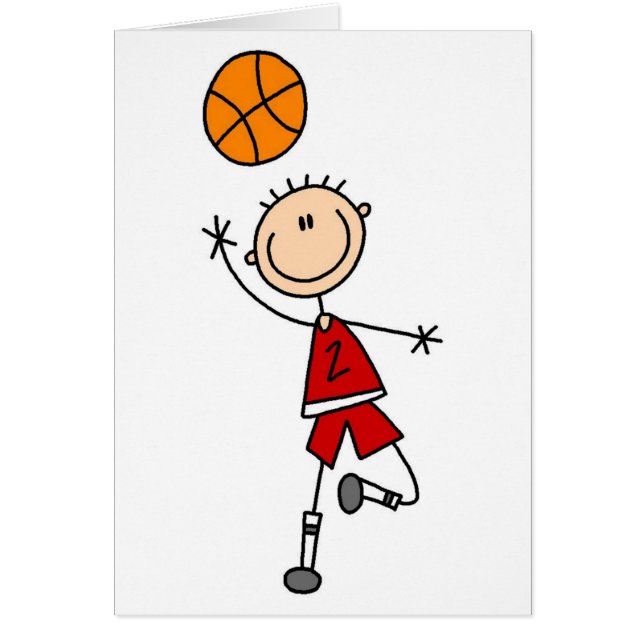 Rote Jungen-Basketball-T - Shirts und Geschenke (Vorne)