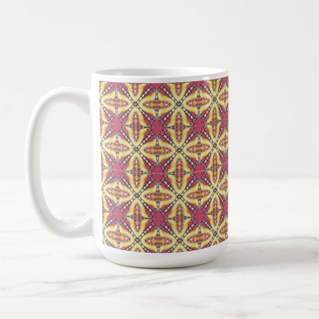 Rote Kaleidoskop-Tasse Kaffeetasse (Links)