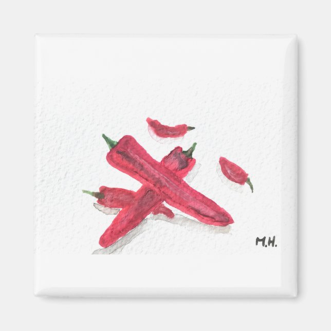 Rote Kälte Magnet (Vorne)