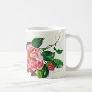 Rote Kamelien-Tasse Kaffeetasse