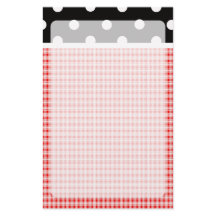 Rote Karierte und Polka Dots