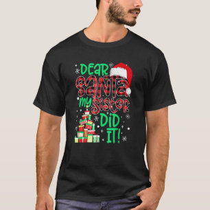 Rote Karierte Weihnachtsmannmütze passend zu Liebe T-Shirt