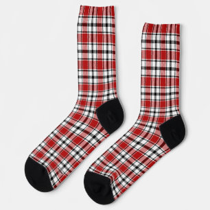 Rote Karosocken HAMbWG Socken