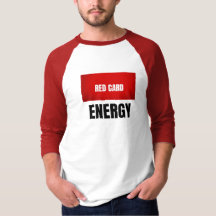 Rote Karte Energy Fußball-T-Shirt