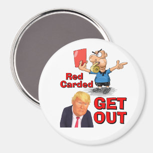 rote Karte Magnet