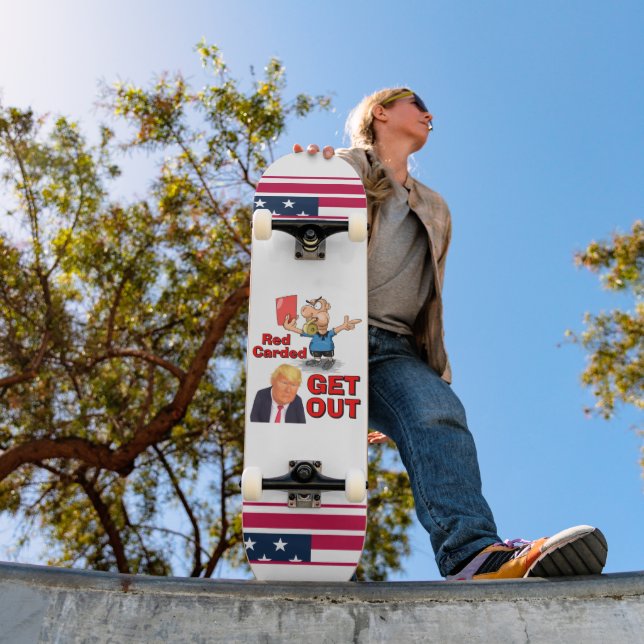 Rote Karte Skateboard (Außenbereich 1)