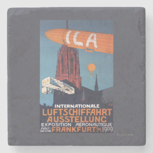 Rote Kathedrale - 1. Luftfahrt-Ausstellung Steinuntersetzer