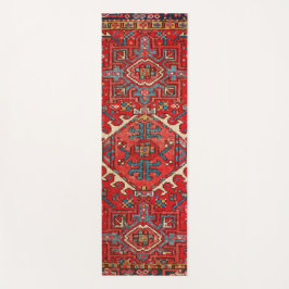Rote Kilim Teppich-Wolldecke-geometrische Yogamatte