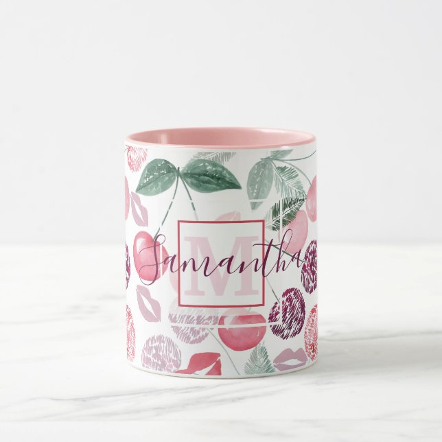 Rote Kirschbeere Tasse (Zentrum)