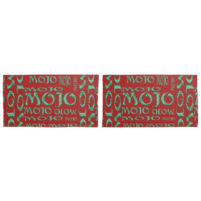 Rote Kissenfänger von Mojo Kissenbezug (Vorderseite-Set)
