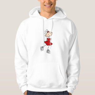 Rote Kleiderzahl Skater-T-Shirts und Geschenke Hoodie