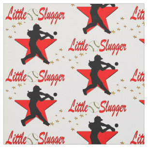 ROTE KLEINE LÖSCHER-SOFTBALLMÄDCHENDESIGN STOFF