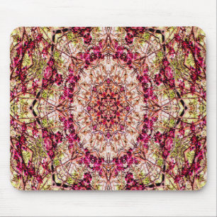 Rote Knospen-Mandala… Mousepad
