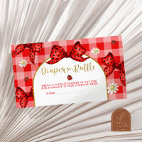 Rote Kokette Lovebug Windel-Raffle