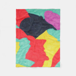 Rote Kreaturen Fleece-Decke Fleecedecke