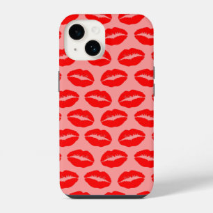 Rote Küssende Lippen iPhone Hülle