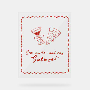Rote Launische Rahmen That's Amore Italienische Ho Acrylschild