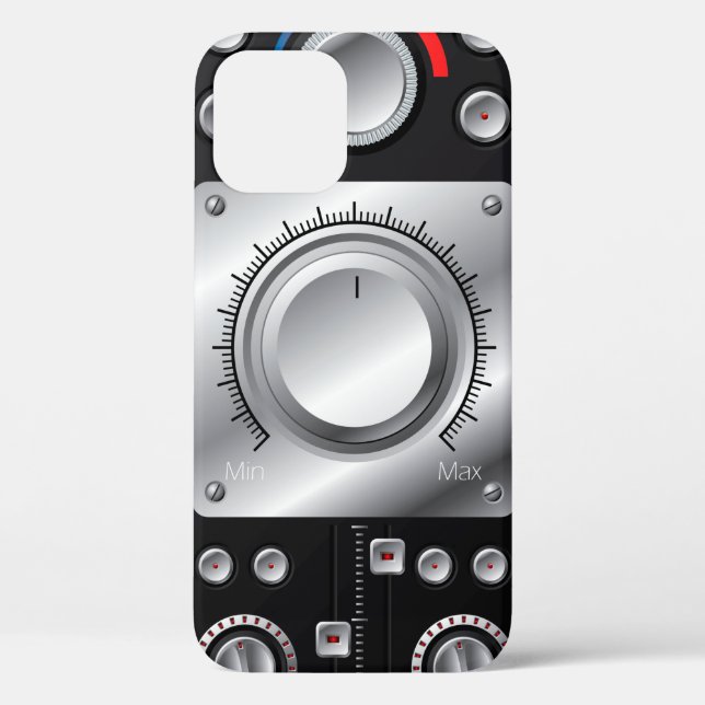 Rote Lautsprecher mit Verstärker und Kontrolle Knö Case-Mate iPhone Hülle (Rückseite)