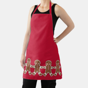 Rote Lebkuchen-Schürze Schürze
