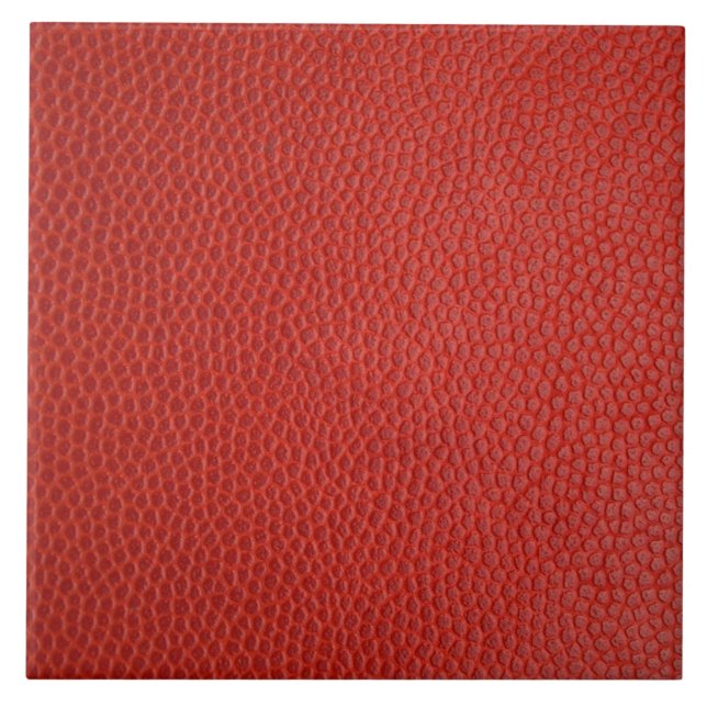 Rote Lederoptik Fliese (Vorderseite)