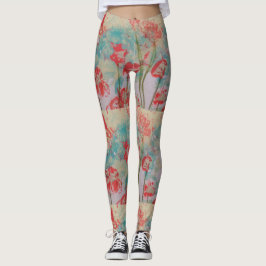 Rote Leggings