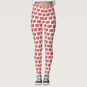 Rote Leggings weck